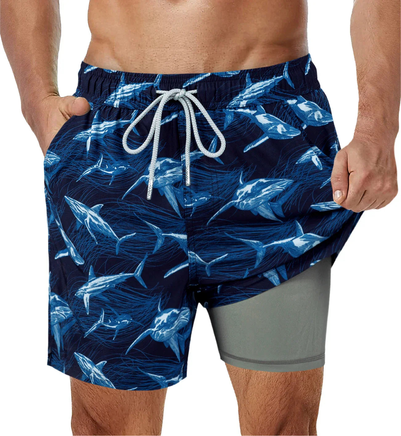 Requin Bleu foncé / S,Requin Bleu foncé / M,Requin Bleu foncé / L
