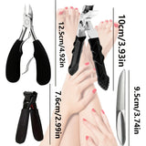 Ensemble de Coupe-ongles pour Ongles Incarnés - 4PCS