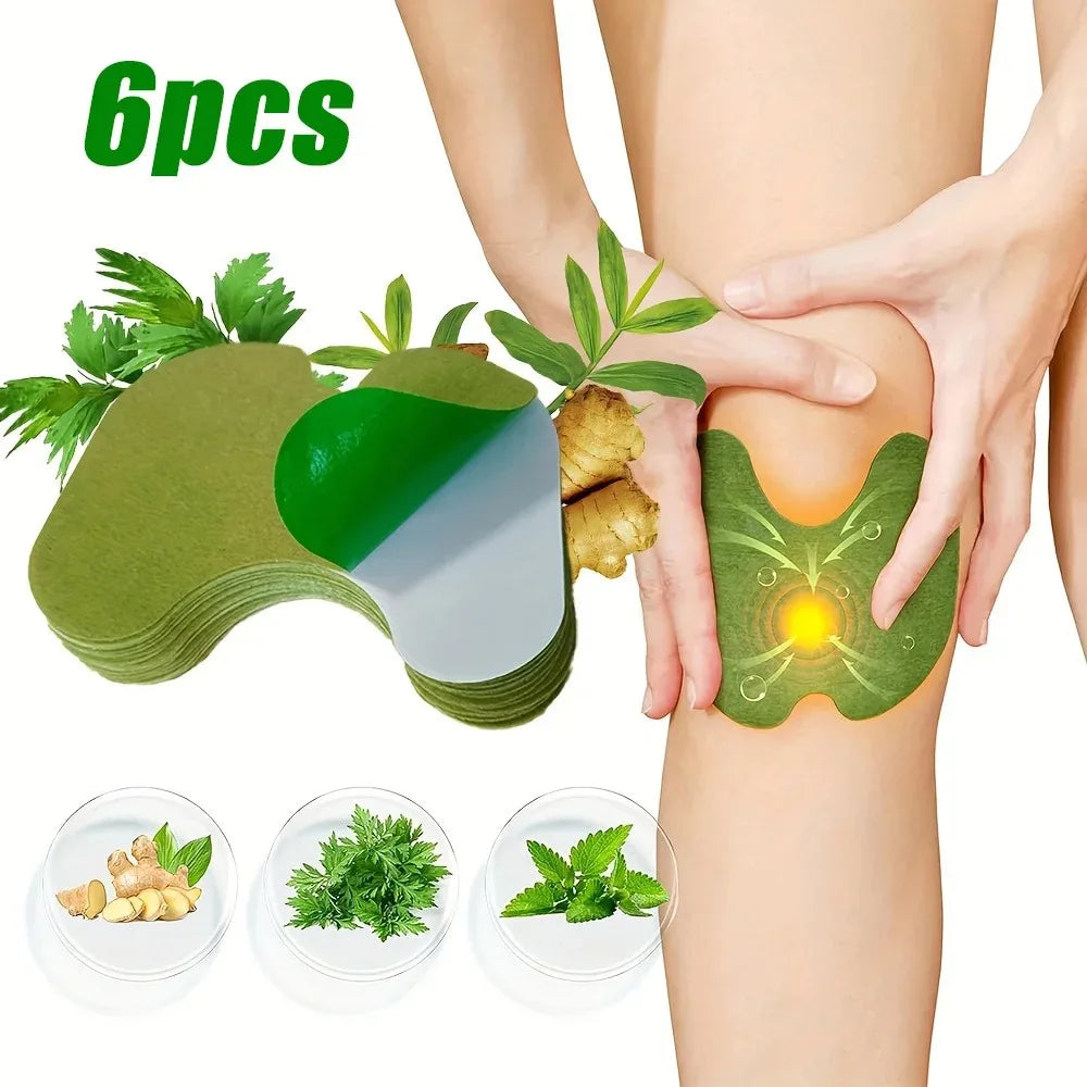 Lot de 36 Patchs genoux anti inflammatoires aux plantes