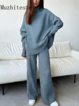 Ensemble cocooning en maille chaude - Femme
