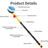 Brosse de nettoyage avec son réservoir pour voiture