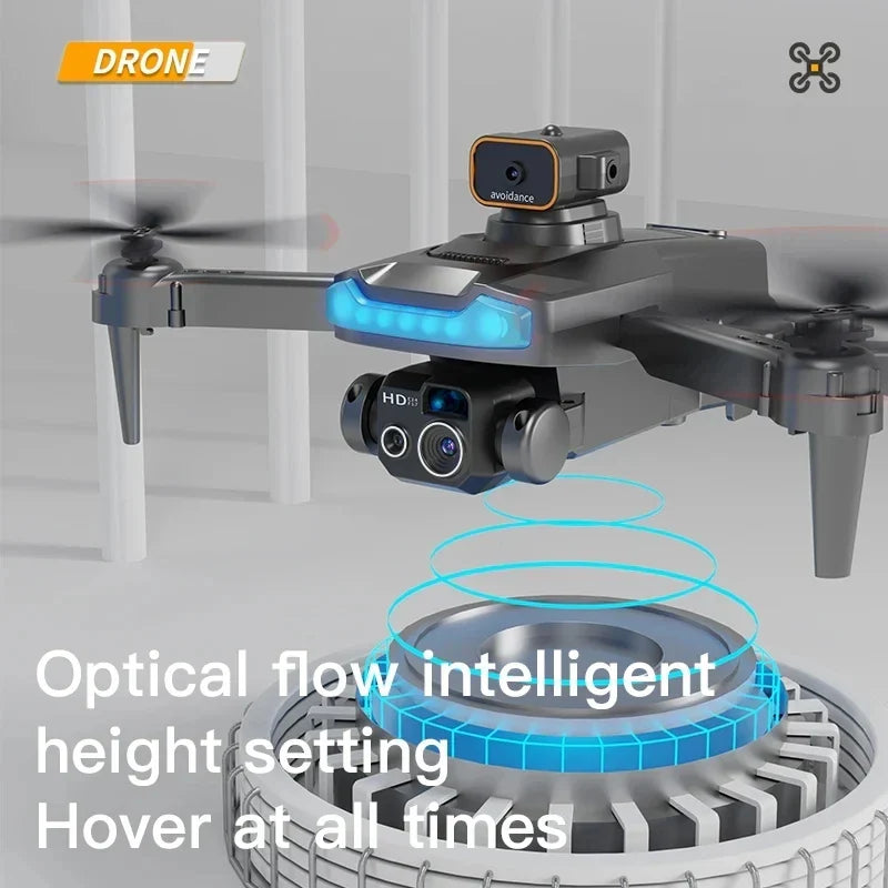 Drone Double caméra HD 8K avec prise de photos et vidéo instantanées - Détecteur d'obstacles