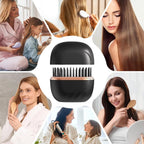 Mini Brosse Lissante Sans Fil & Compacte de Voyage – 3 Températures, Anti-Brûlure, Rechargeable USB