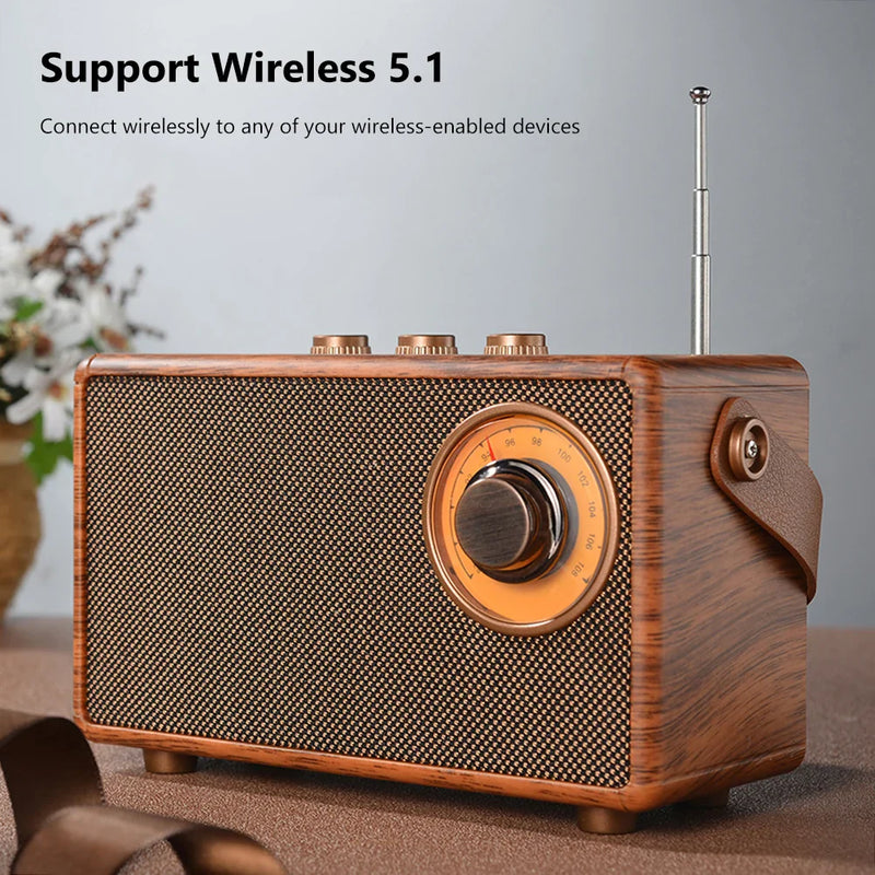 Enceinte Bluetooth Rétro - Radio d'époque Années 60