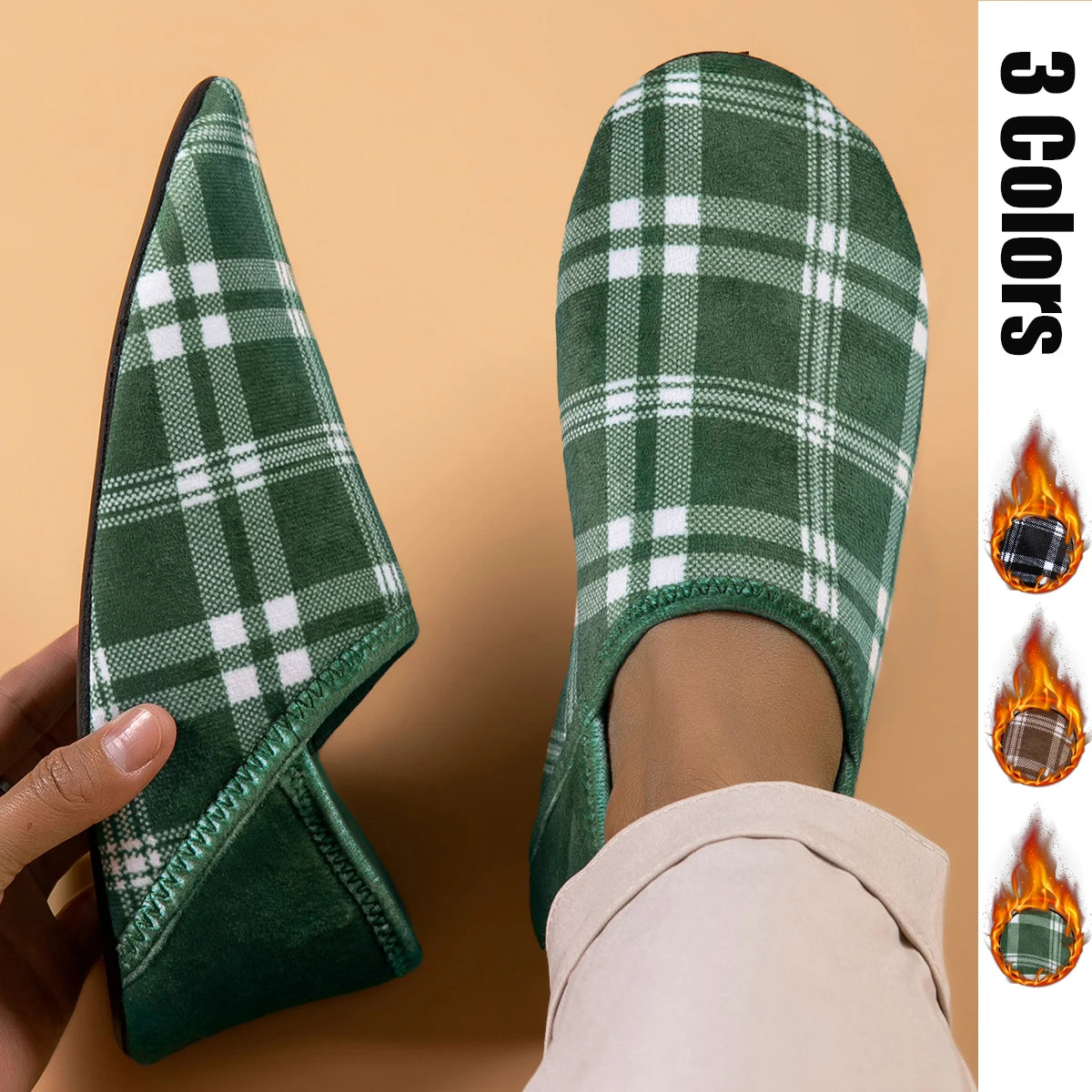 Pantoufles Homme à Style Charentaises – Chauds, Souples, Légers & Semelle Antidérapante – Confort pour la Maison