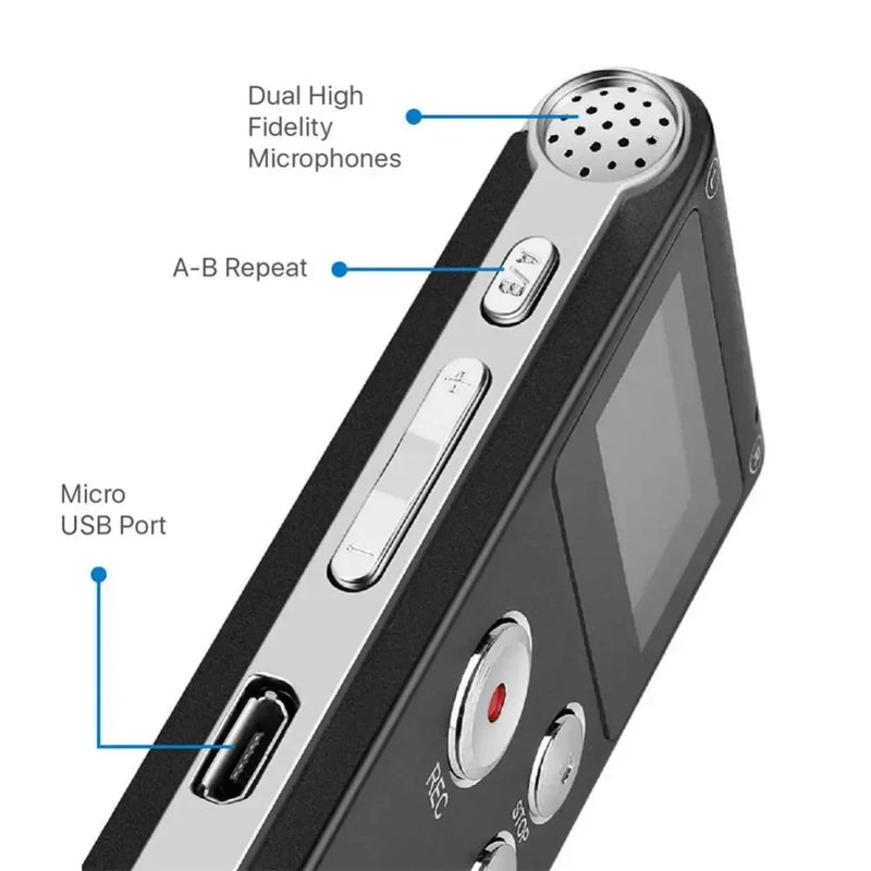 Mini enregistreur vocal professionnel