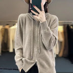 Sudadera con capucha 100% Lana - Colección Invierno 2023