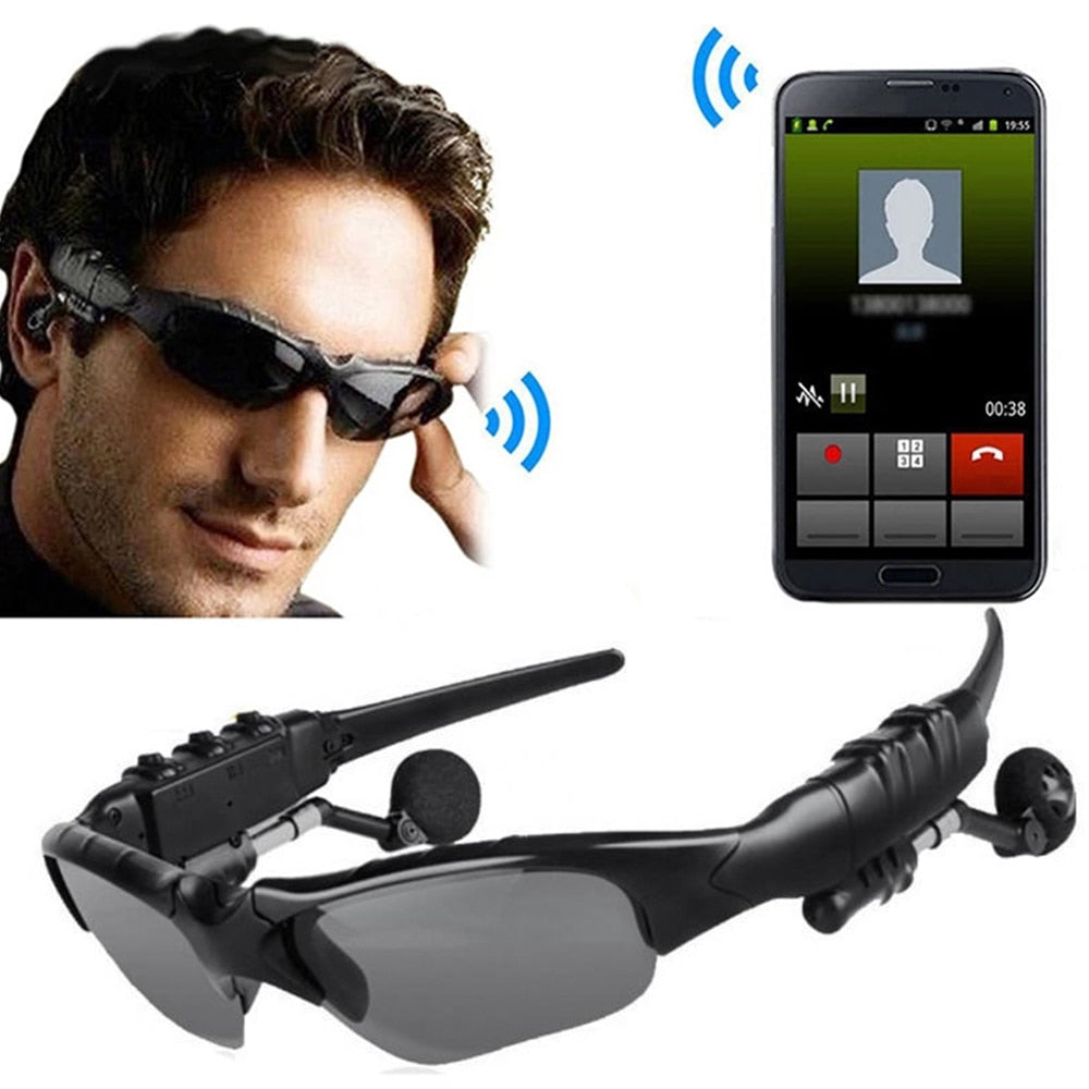 Lunettes de sport polarisée -  Oreillette Bluetooth 2.0