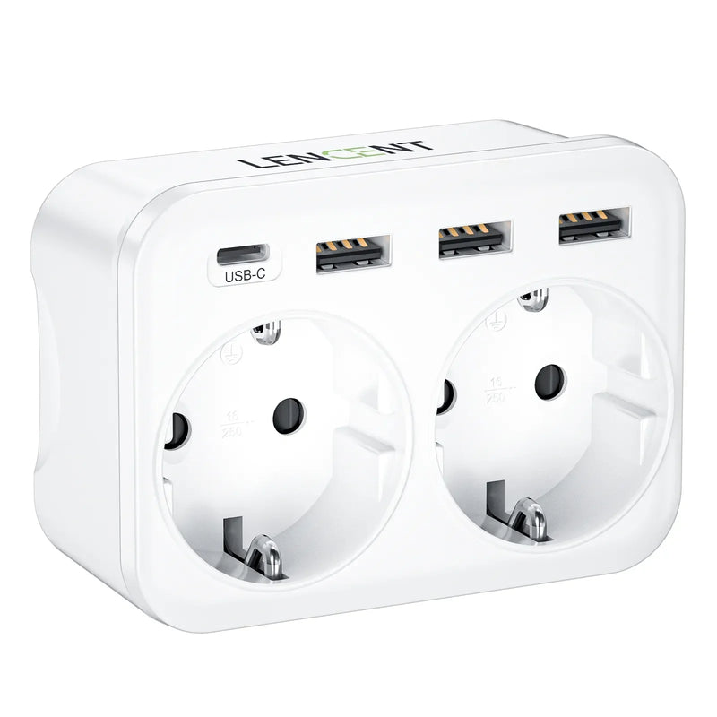 Multiprise murale 6 EN 1 - USB et USB-C