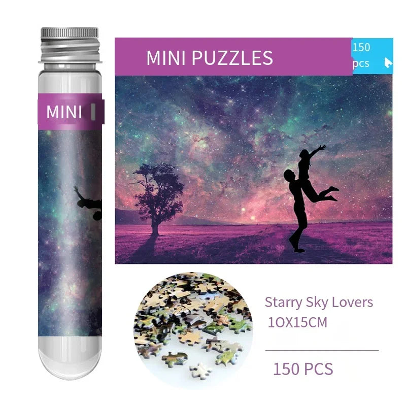 Mini Puzzle 150PCS dans tube à essai - 1 ACHETÉ = 1 OFFERT