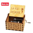 Wooden crank music box - Cult Movies