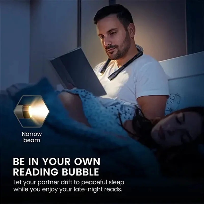 Lampe USB tour de cou ULTRA Flexible - Luminosité ajustable