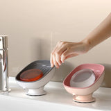 Lot de 2 Porte-savons Hygiéniques avec Super ventouse + 1 Porte-savons OFFERT
