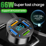 Chargeur de voiture USB 4 en 1