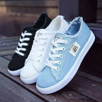 Baskets Tendance en Toile Femme – Chaussures Légères et Confortables à Style Décontracté