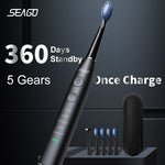 Brosse à dents électrique sonique 5 modes