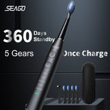 Brosse à dents électrique sonique 5 modes