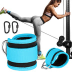 Ensemble Sangles de Cheville & Bandes de Résistance en TPE – Fitness, Musculation, Pilates & CrossFit Femme