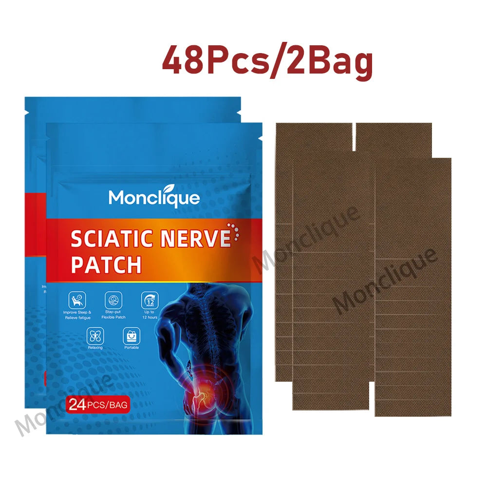Lot de 24 Patchs Anti-Inflammatoires pour Sciatique