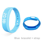 Bracelet Intelligent LED Étanche – Smartband avec Podomètre, Montre Numérique et Alarme Vibrante