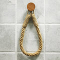 Porte-papier en corde Vintage - Sans clou ni vis