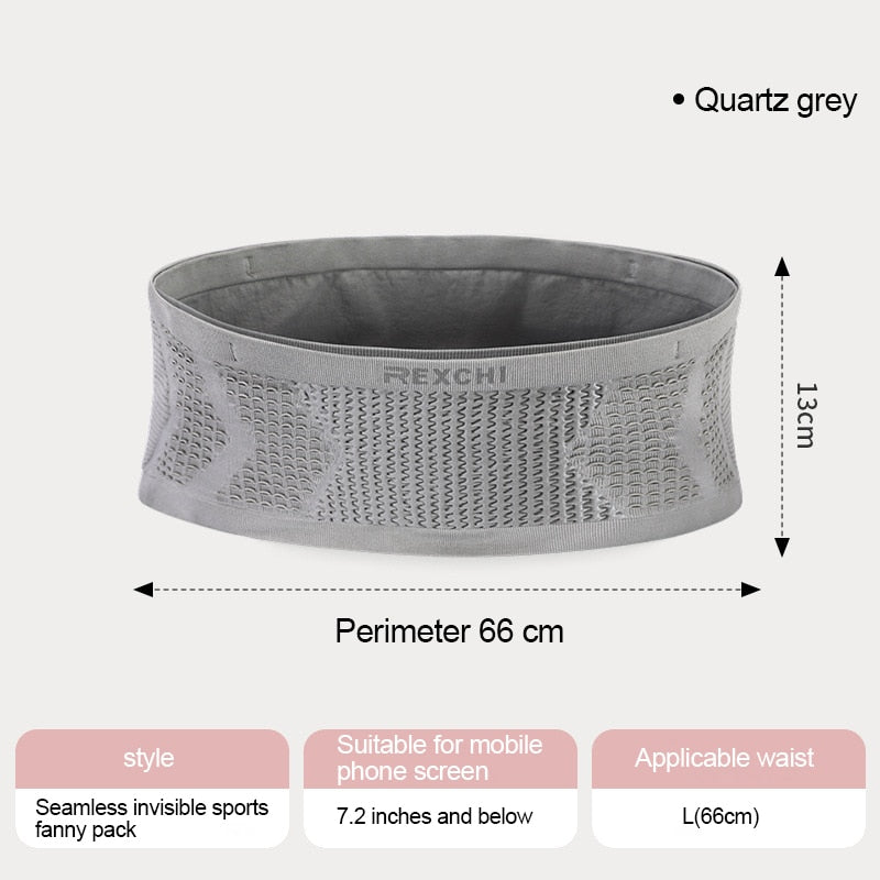 Sac de taille dissimulé multifonctionnel en tissu respirant