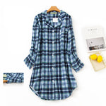 Chemise de nuit en coton & flanelle