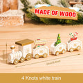 Mini train de Noël en Bois