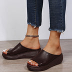 Sandales mules à plateforme - Faciles à enfiler