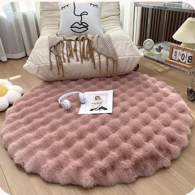 Tapis rond ULTRA Doux et Moelleux