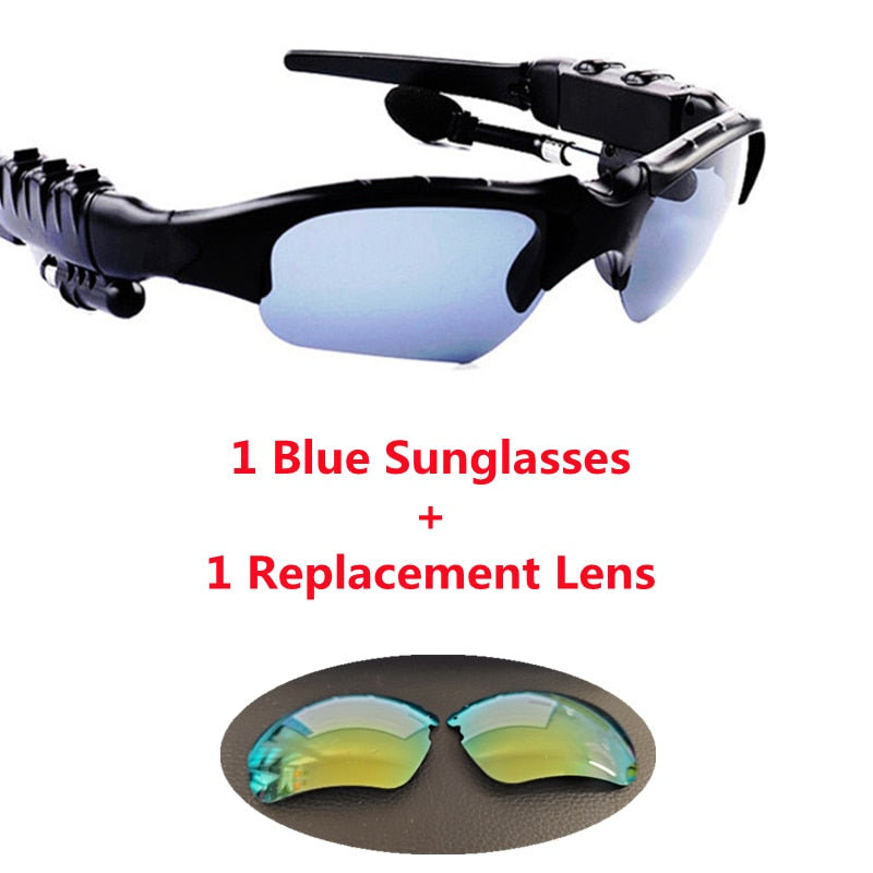 Lunettes de sport polarisée -  Oreillette Bluetooth 2.0