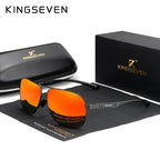 KINGSEVEN – Lunettes de Soleil Polarisées UV400 en Aluminium pour Homme