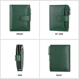 Portefeuille RFID en Cuir PU Grande Capacité