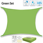 Voile d'ombrage carré ou rectangulaire - Kit complet