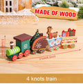 Mini train de Noël en Bois