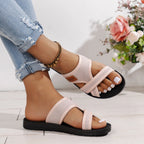 Sandales Style Sportif en Tissu Maillé Respirant