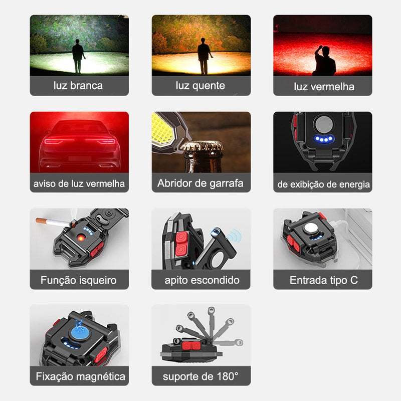 Mini lampe de poche et briquet rechargeable USB