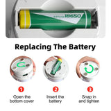 Lampe de camping rechargeable solaire magnétique multifonctionnelle