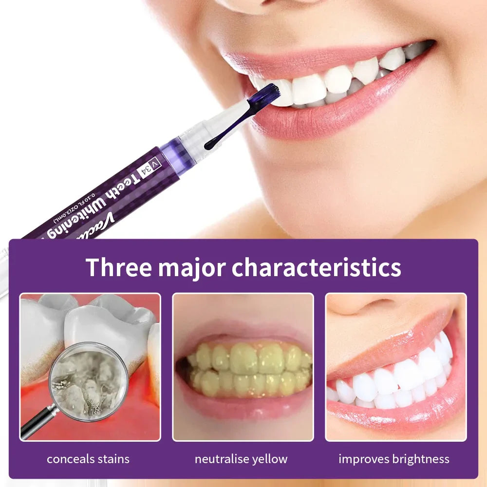 Stylo Magique Dents Blanches au Gel Violet - 2 ACHETÉS = 1 OFFERT