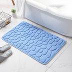 Alfombrilla de baño de adoquines ultra absorbente
