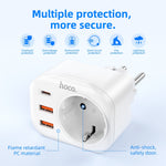 Prise 4 en 1 charge rapide 3.0