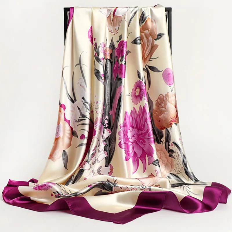 Carré de soie - Foulard pour Femme