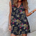 Combinaison short d'éte légère en Coton et lin
