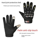 Gants Moto Homme à Doigts Renforcés et Compatibles Écran Tactile – Pour Moto, Vélo, Tout-Terrain & Sports Outdoor