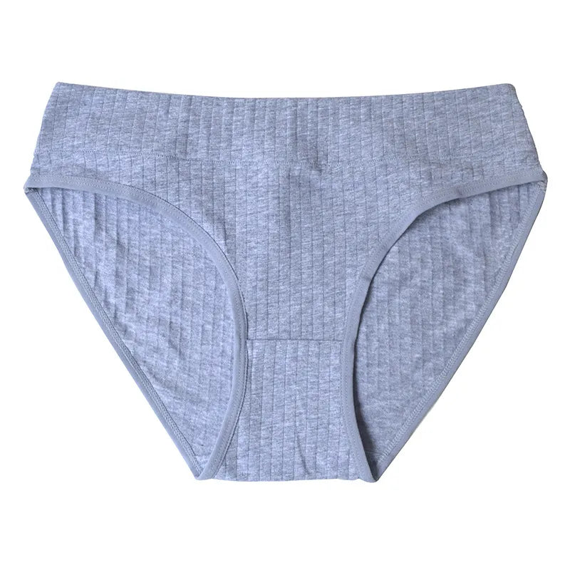 Lot de 2 Culottes taille haute côtelé en Coton