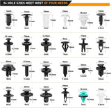 Kit de 680 Clips De Fixation Universels + Outils