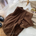 Pantalón de pana de talle alto