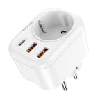 Prise 4 en 1 charge rapide 3.0