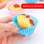 12x Moule à Muffin en Silicone réutilisable