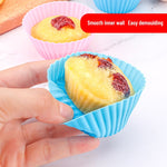 12x Moule à Muffin en Silicone réutilisable
